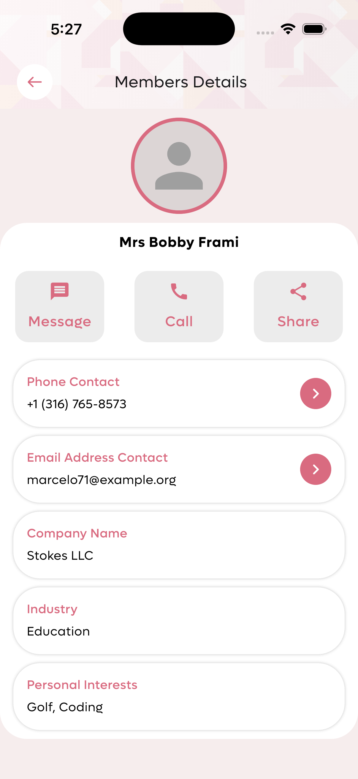 Member Details